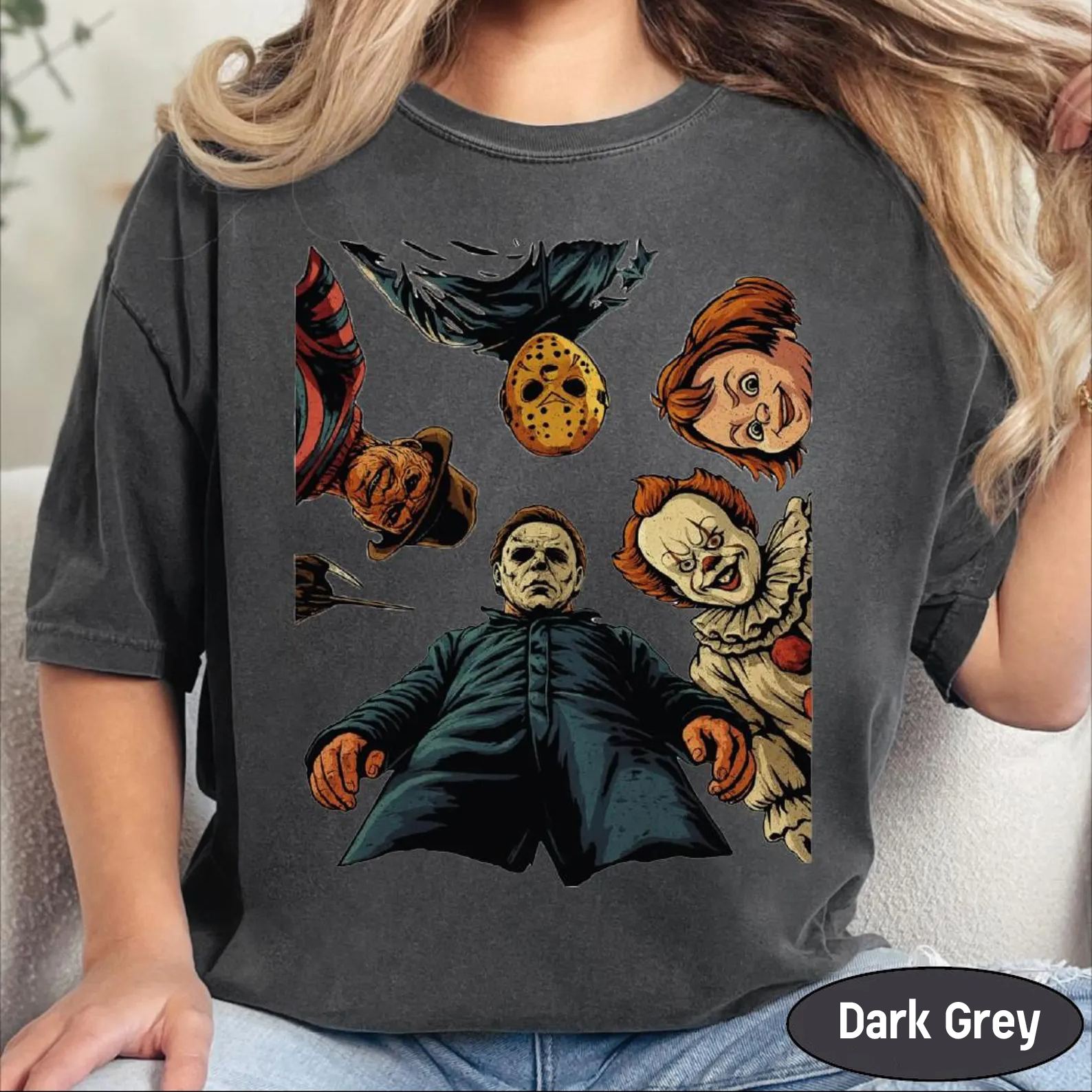 Vintage Halloween Horror Movie T-Shirt
