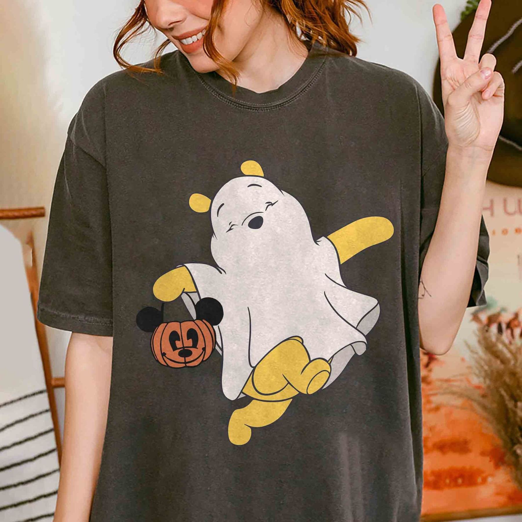 [Copy]Halloween Raccoon Ghost Sweatshirt