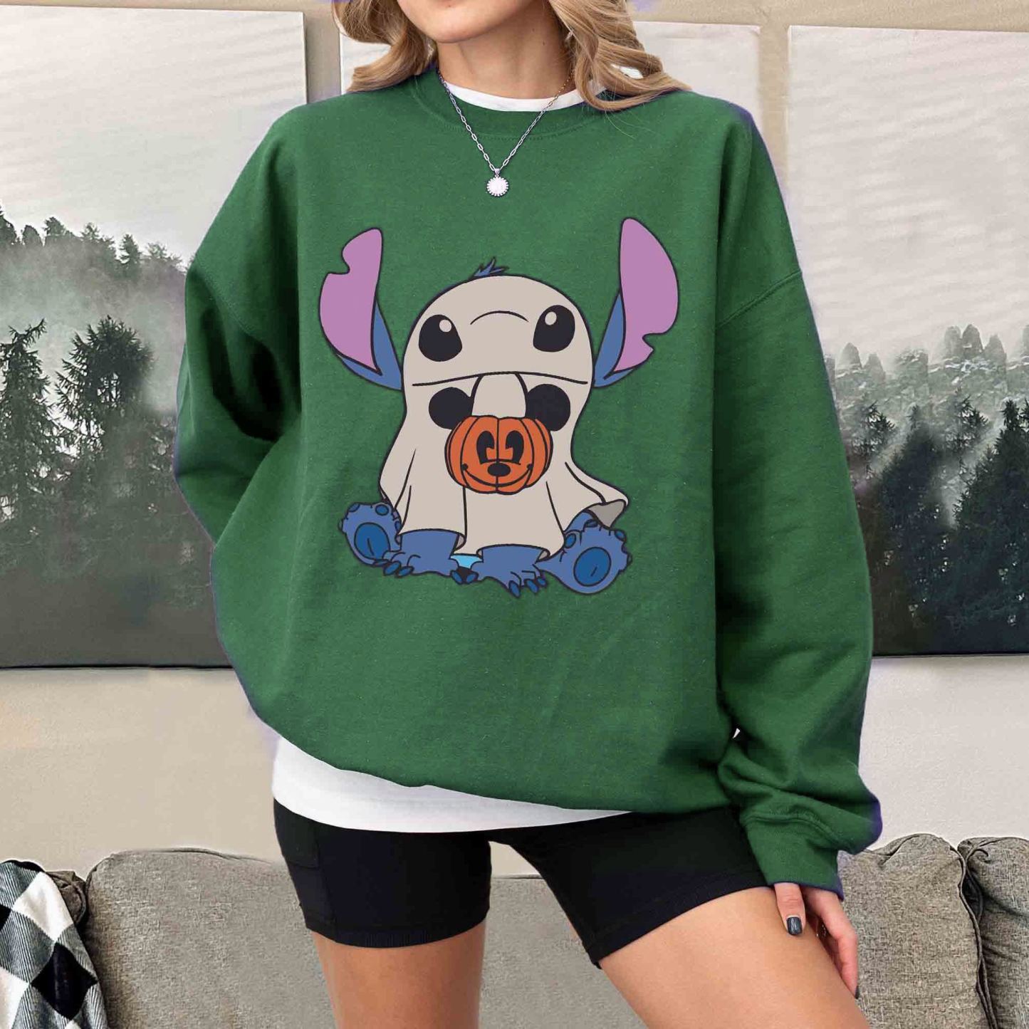 [Copy]Halloween Raccoon Ghost Sweatshirt