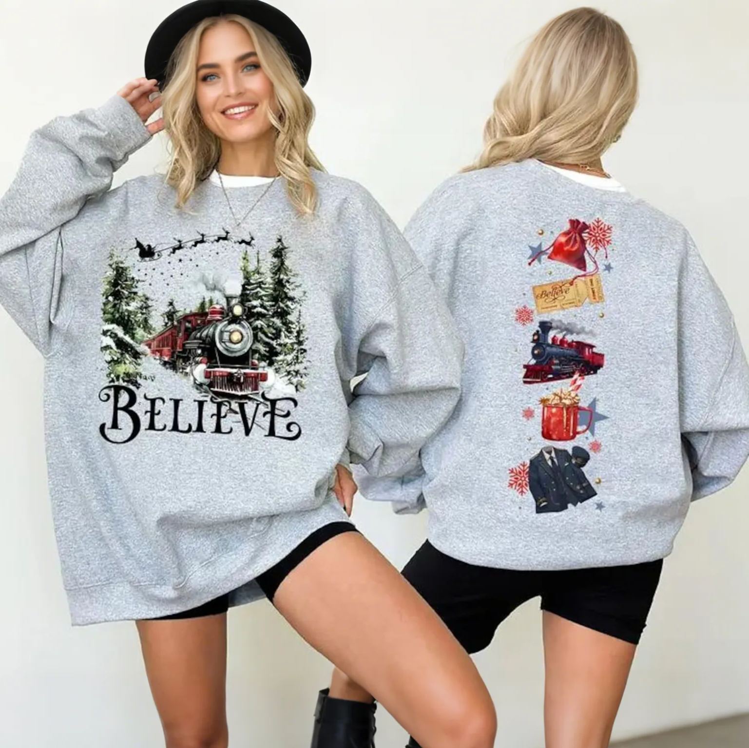 [Copy]Vintage Rudolph Christmas Sweatshirt