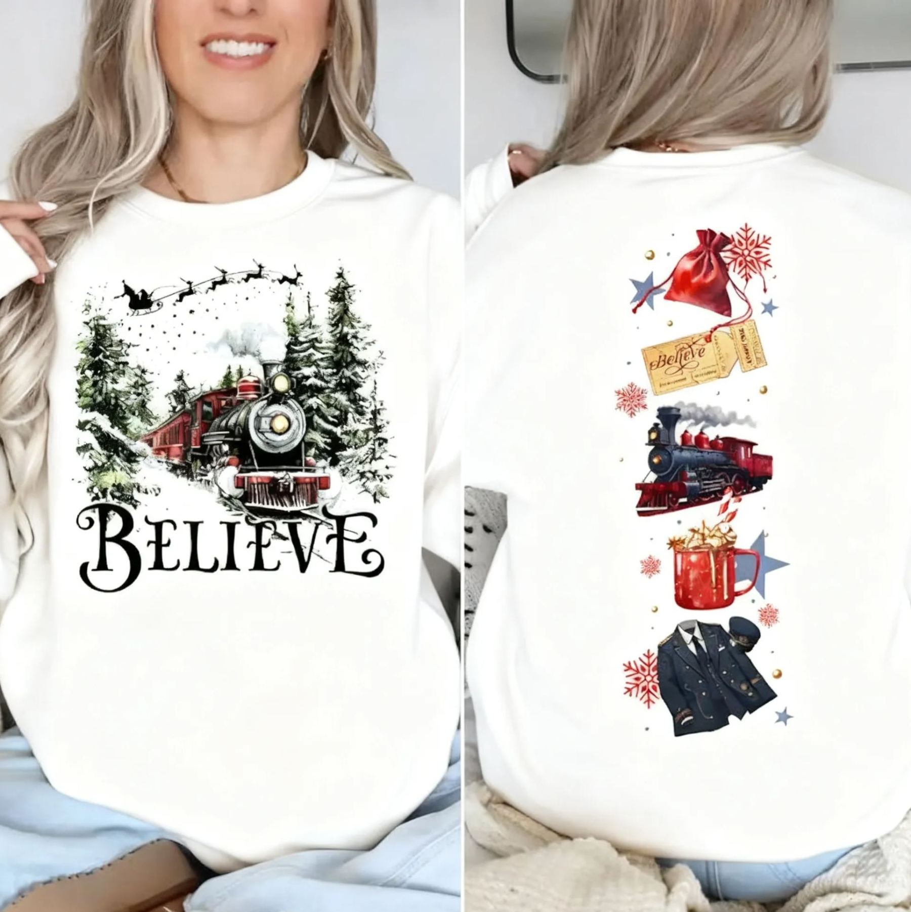 [Copy]Vintage Rudolph Christmas Sweatshirt
