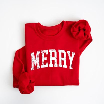 Retro Merry Sweatshirt