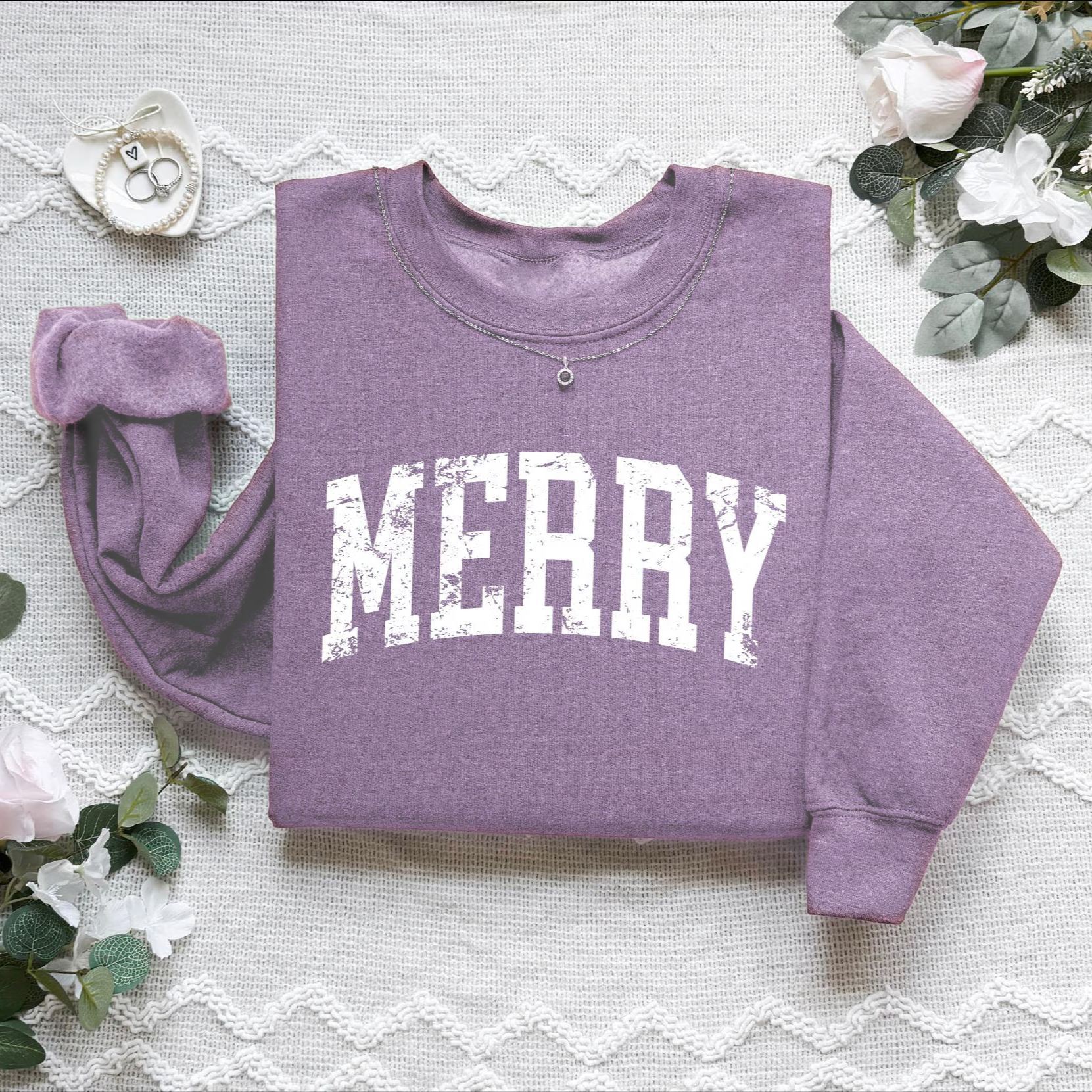 Retro Merry Sweatshirt