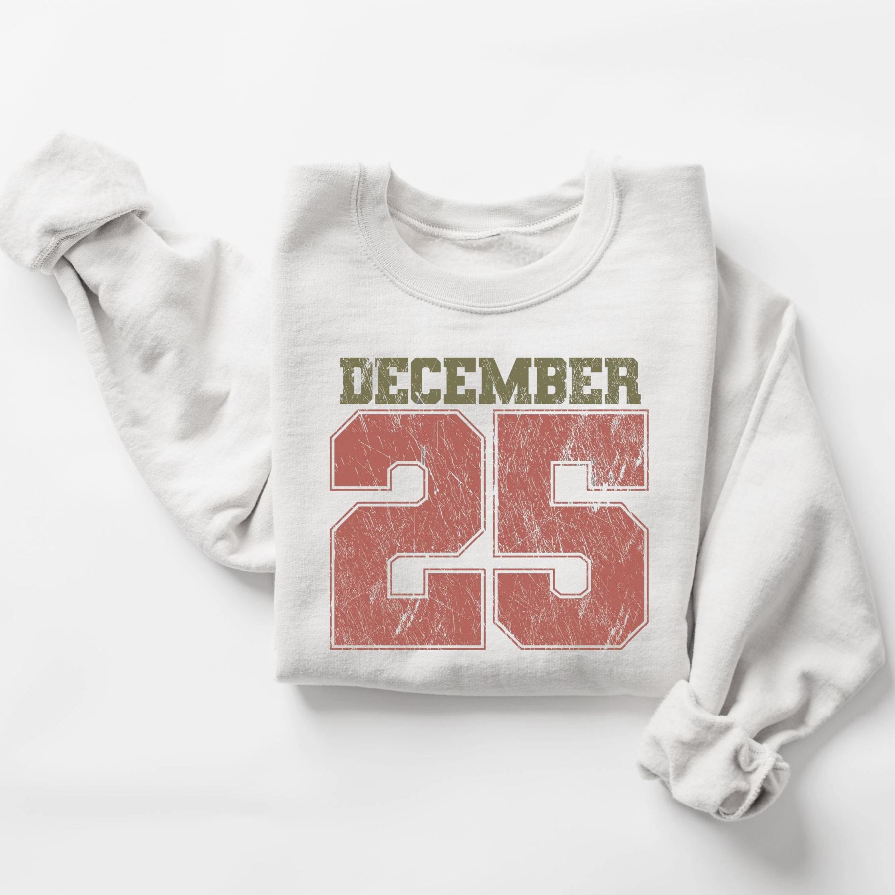 Retro Christmas December 25 Sweatshirt