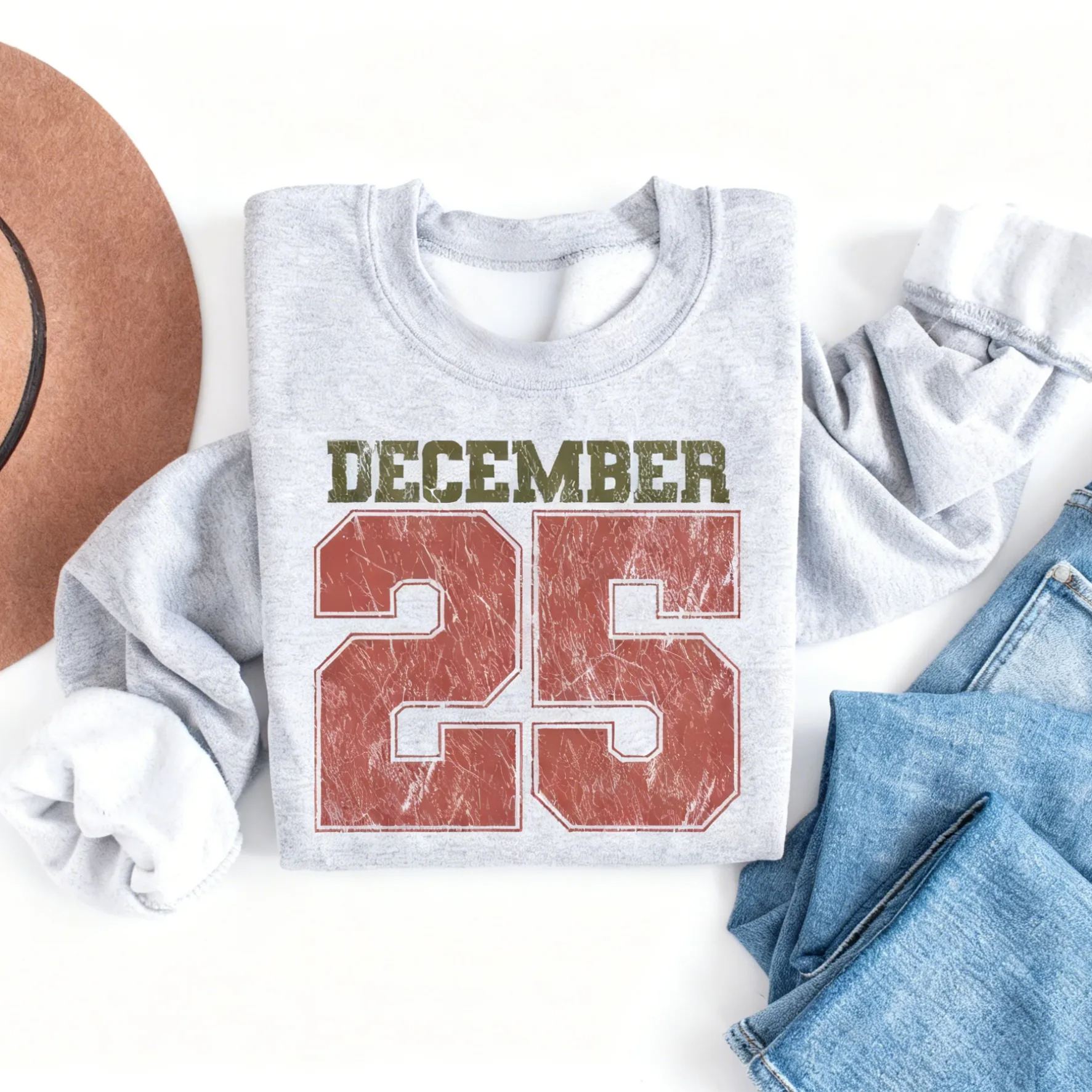Retro Christmas December 25 Sweatshirt