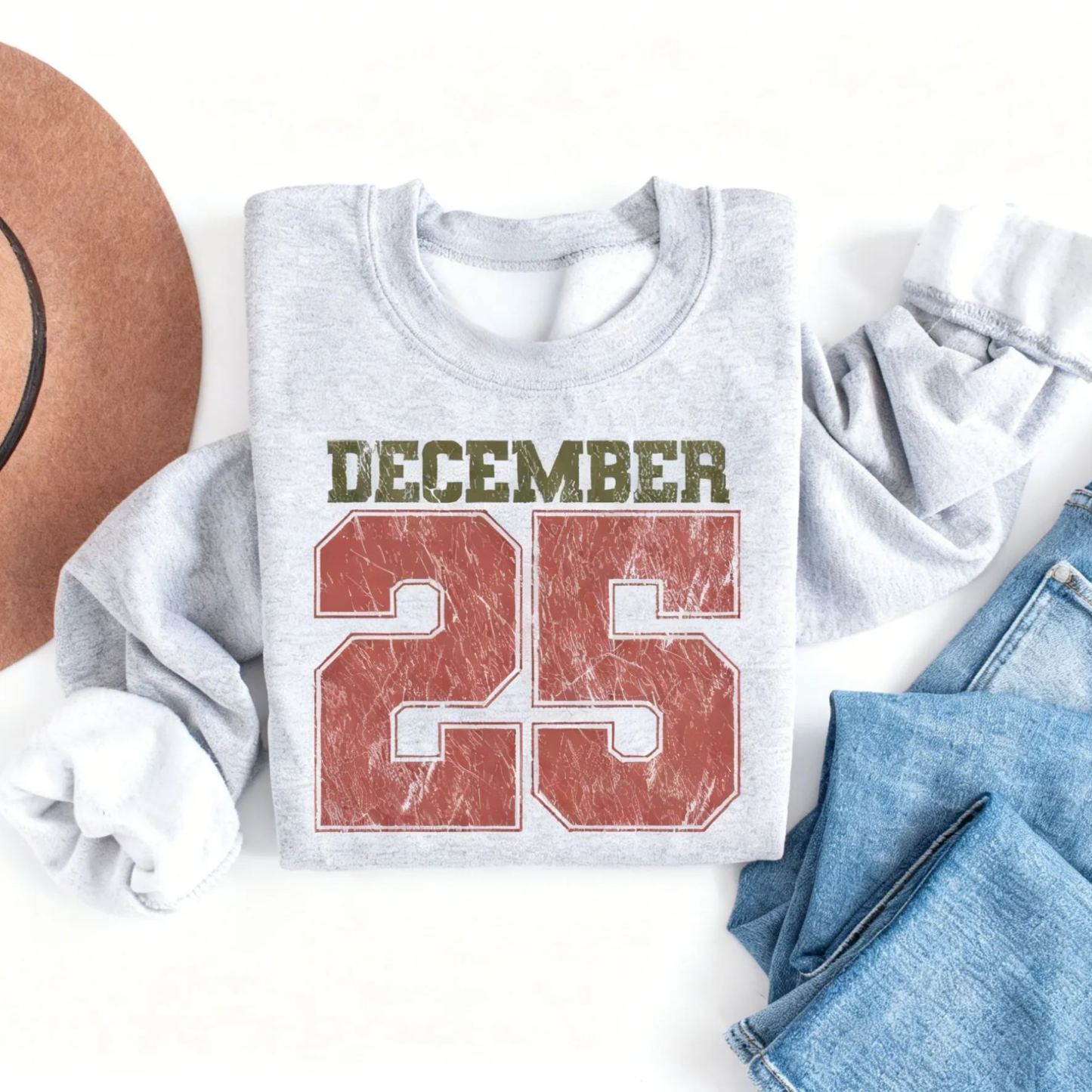 Retro Christmas December 25 Sweatshirt