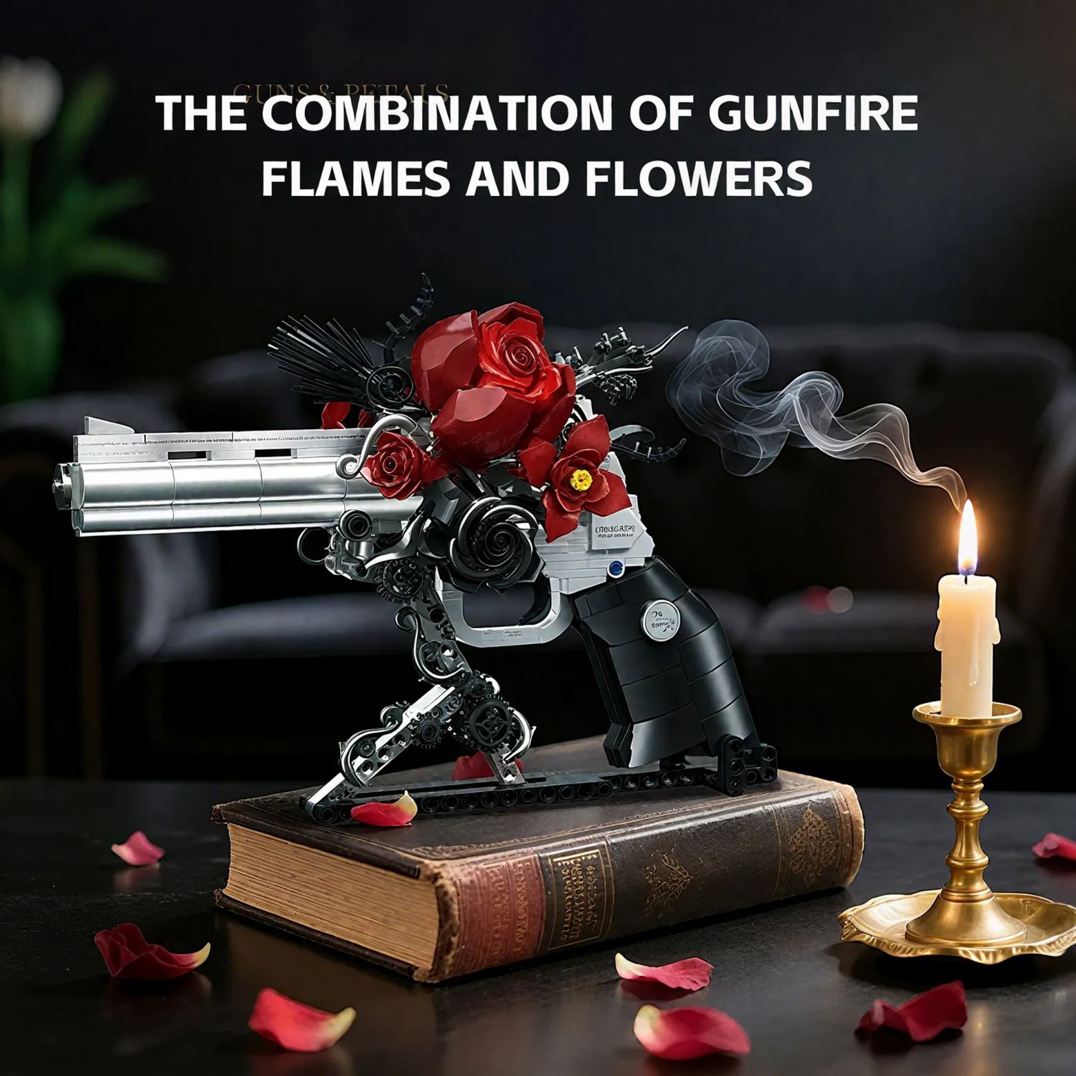 Guns & Petals Building Brick Set