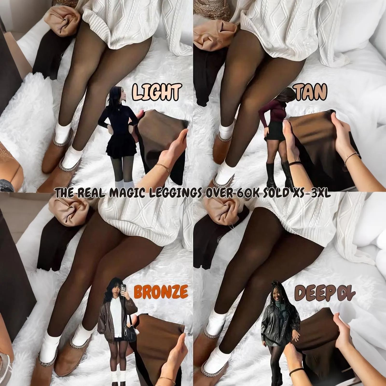 Tight-Fitting Black Semi-Sheer Leggings