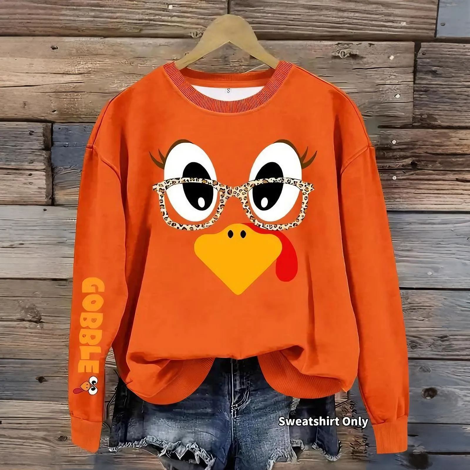 [Copy]Embroidered 'I Wish All My Problems Were As Little As My Boobs' 90s Y2K Sweatshirt