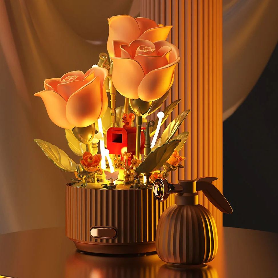 Magic Blooming Flower Building Block