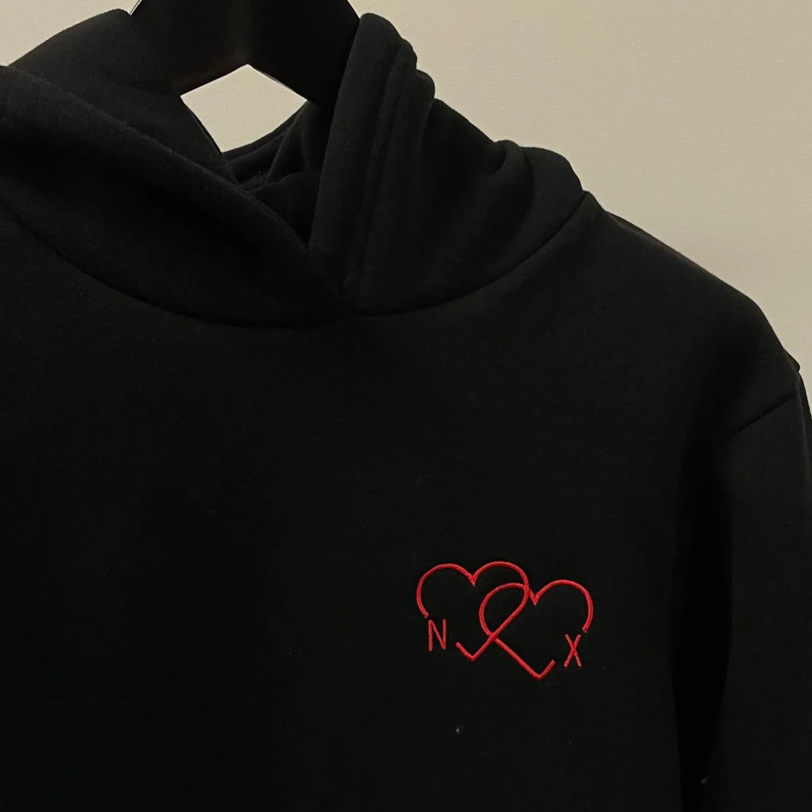 Heart-to-heart Embroidered Couple Sweatshirt