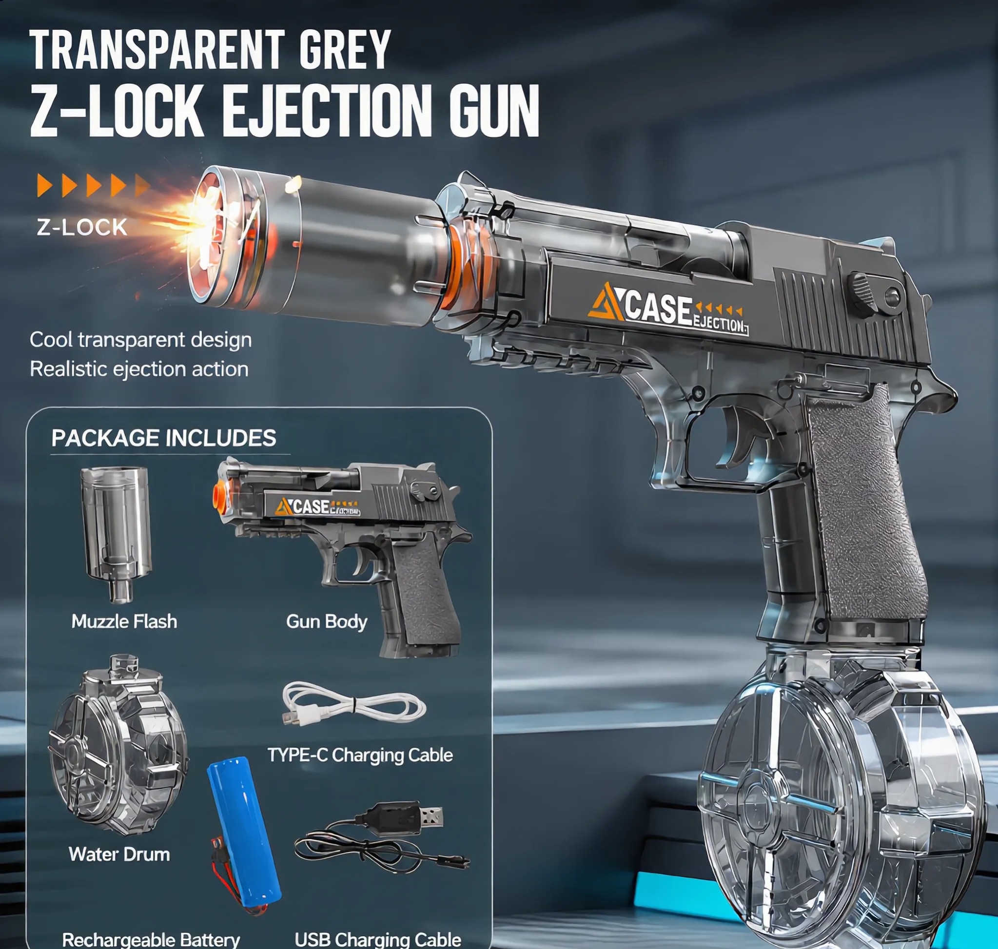 Latest electric desert water gun