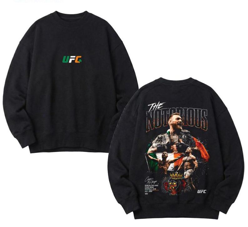 Men's UFC 329 Black Conor McGregor T-Shirt
