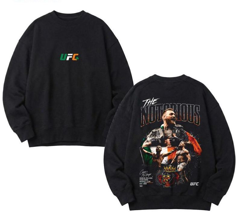 Men's UFC 329 Black Conor McGregor T-Shirt