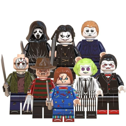 Horror Movie Day Of The Dead Mini Building Blocks
