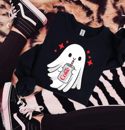 Spooky Ghost Halloween Tee - Funny Skeleton Shirt