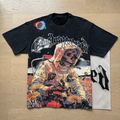 Godspeed Vintage Skull T-Shirt