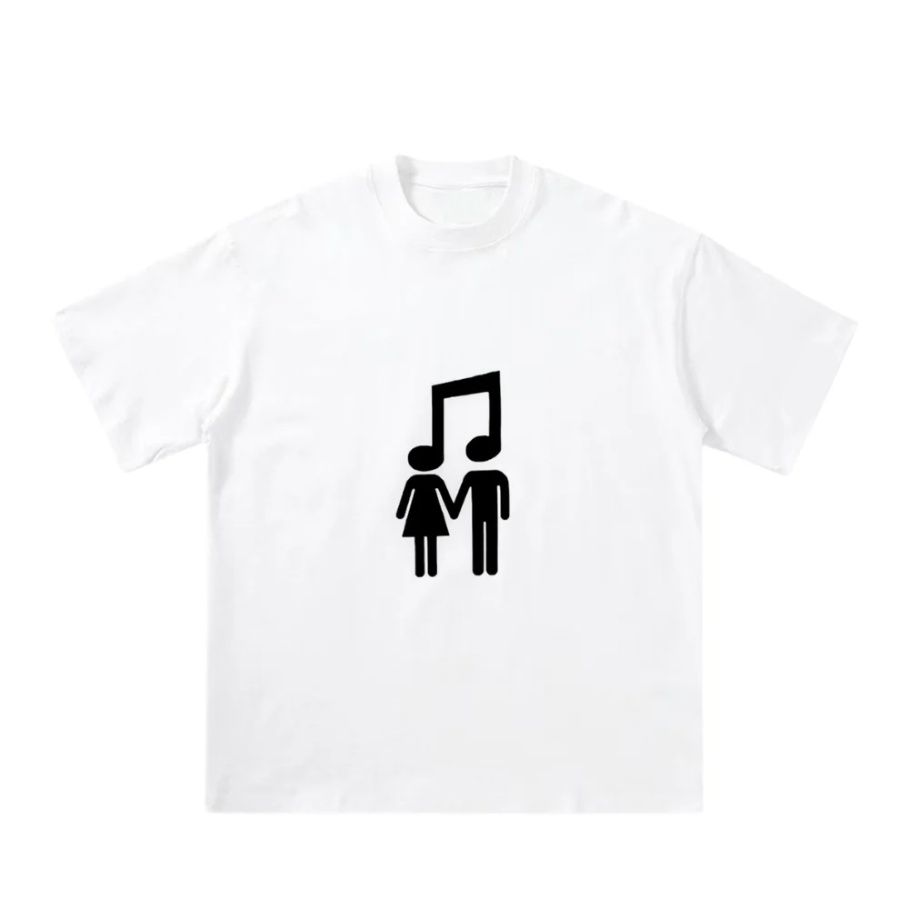 Unseen Echoes Melancholic Simple Notes T-Shirt