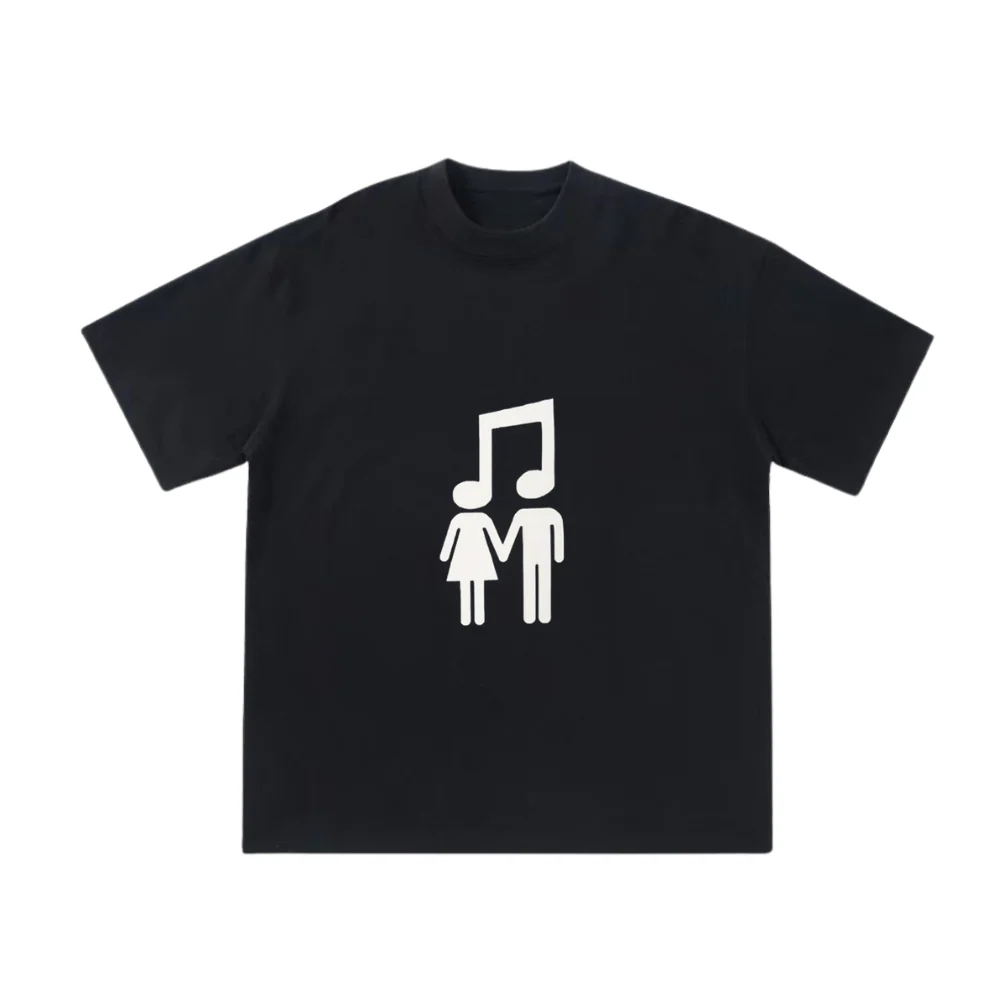 Unseen Echoes Melancholic Simple Notes T-Shirt
