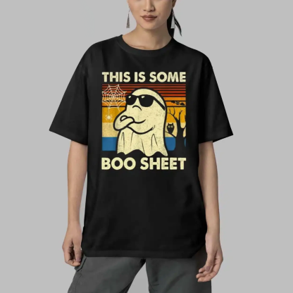 This Is Some Boo Sheet Halloween Retro Shirt
