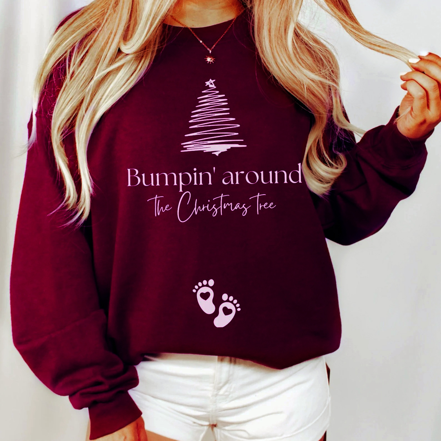 Christmas Pregnancy Announcement Sweatshirt