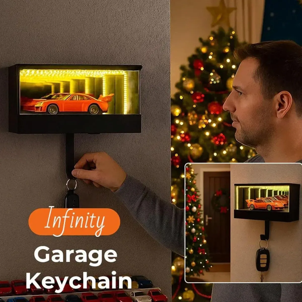 Infinite Garage Keyring - Illuminated with LED