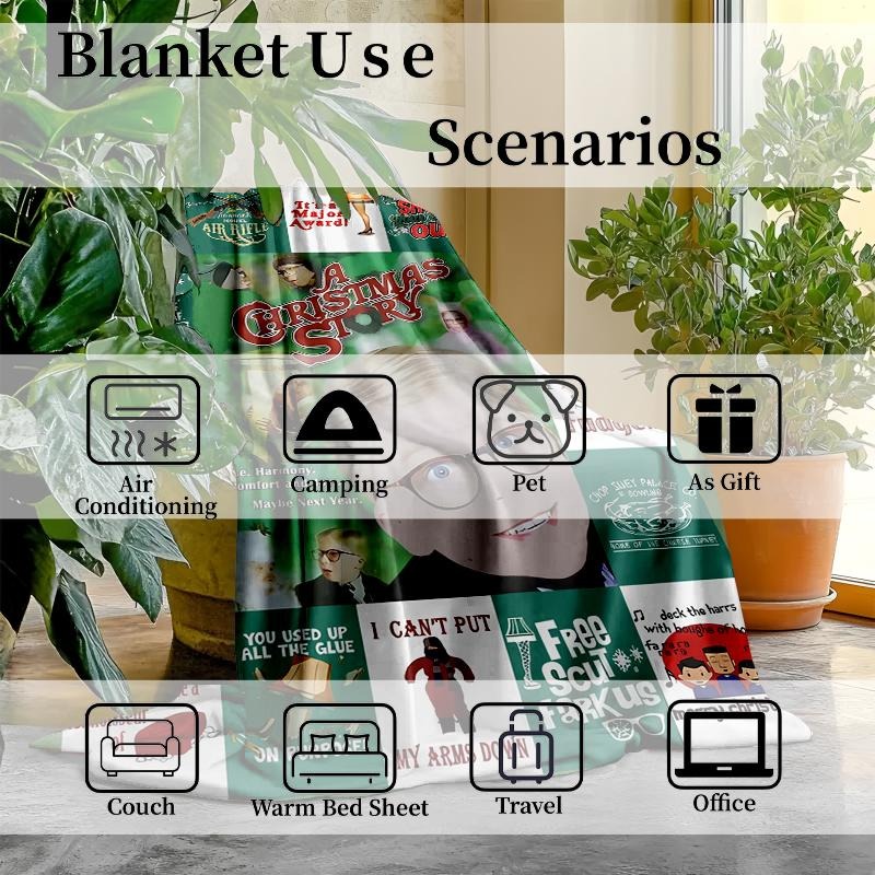 Christmas Story Themed Blanket