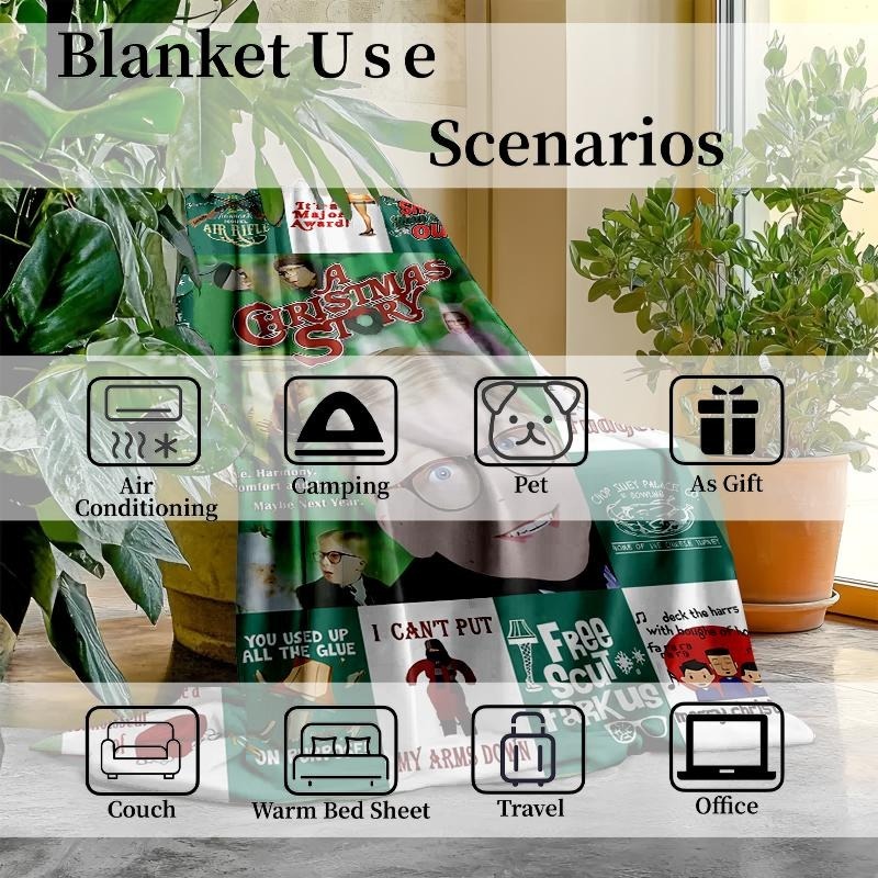 Christmas Story Themed Blanket