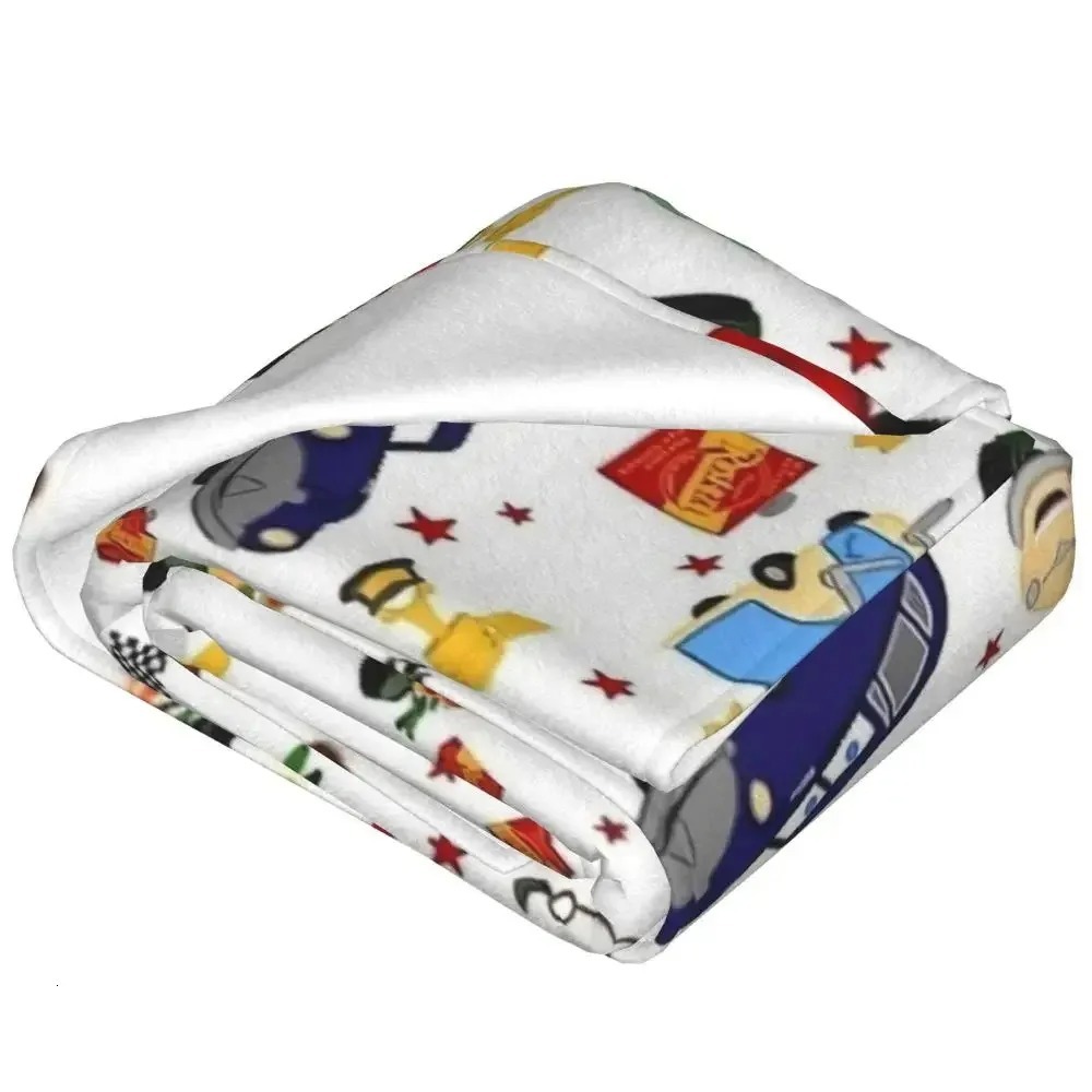 Cartoon Car Pattern Blanket