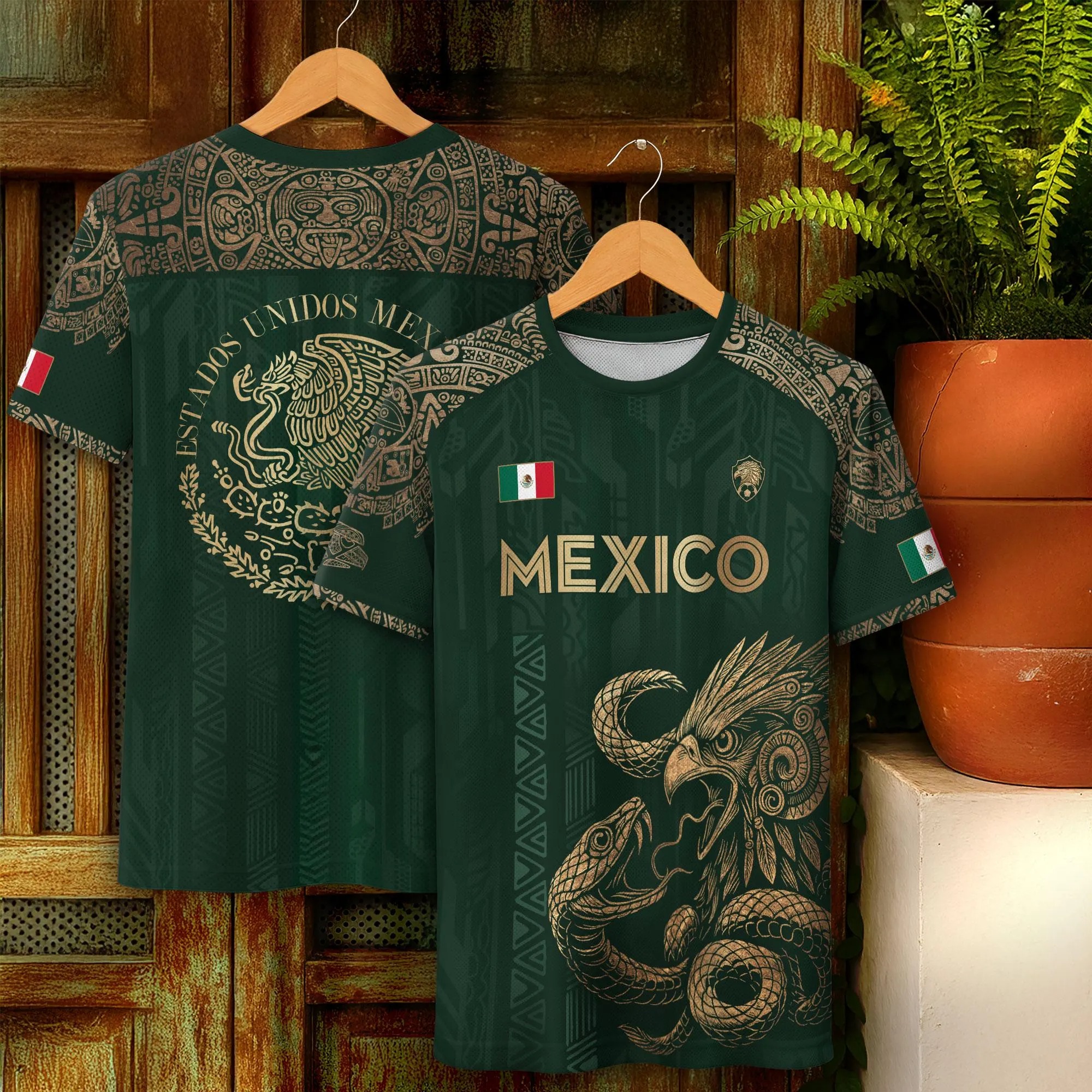Aztec football jersey of Mexico
