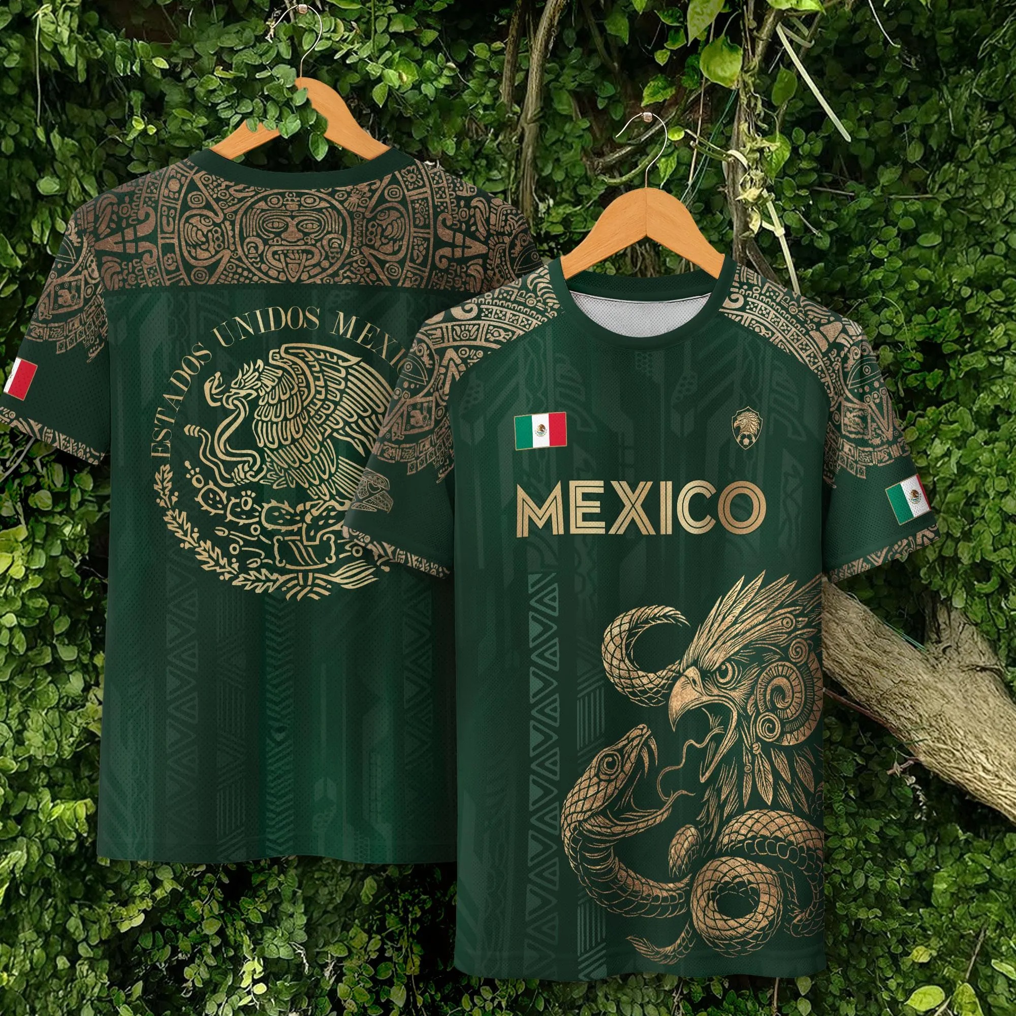 Aztec football jersey of Mexico