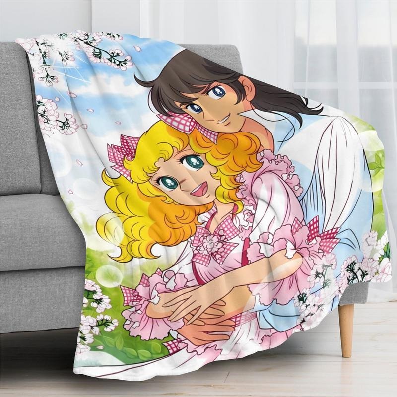 Candy Candy Girl Cartoon Anime Blanket