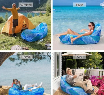 Inflatable Floating Lounge Chair – Ultimate Pool Relax Sofa with Backrest, Stay-Cool Water Lounger for Beach & Lake