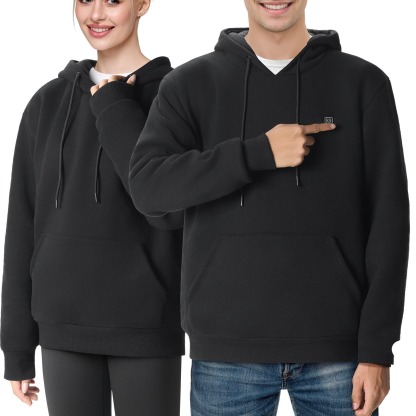 Heated Hoodie Sweatshirt with Battery