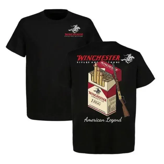 Winchester 1866 Vintage Graphic T-Shirt – Western Hunting Style Cotton Tee