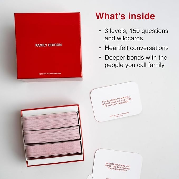 Kids Conversation Card Game – Fun Question & Emotion Learning Cards for Family Connection
