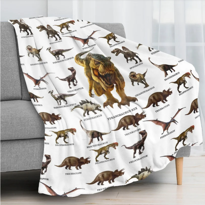 Dinosaur Print Cozy Blanket