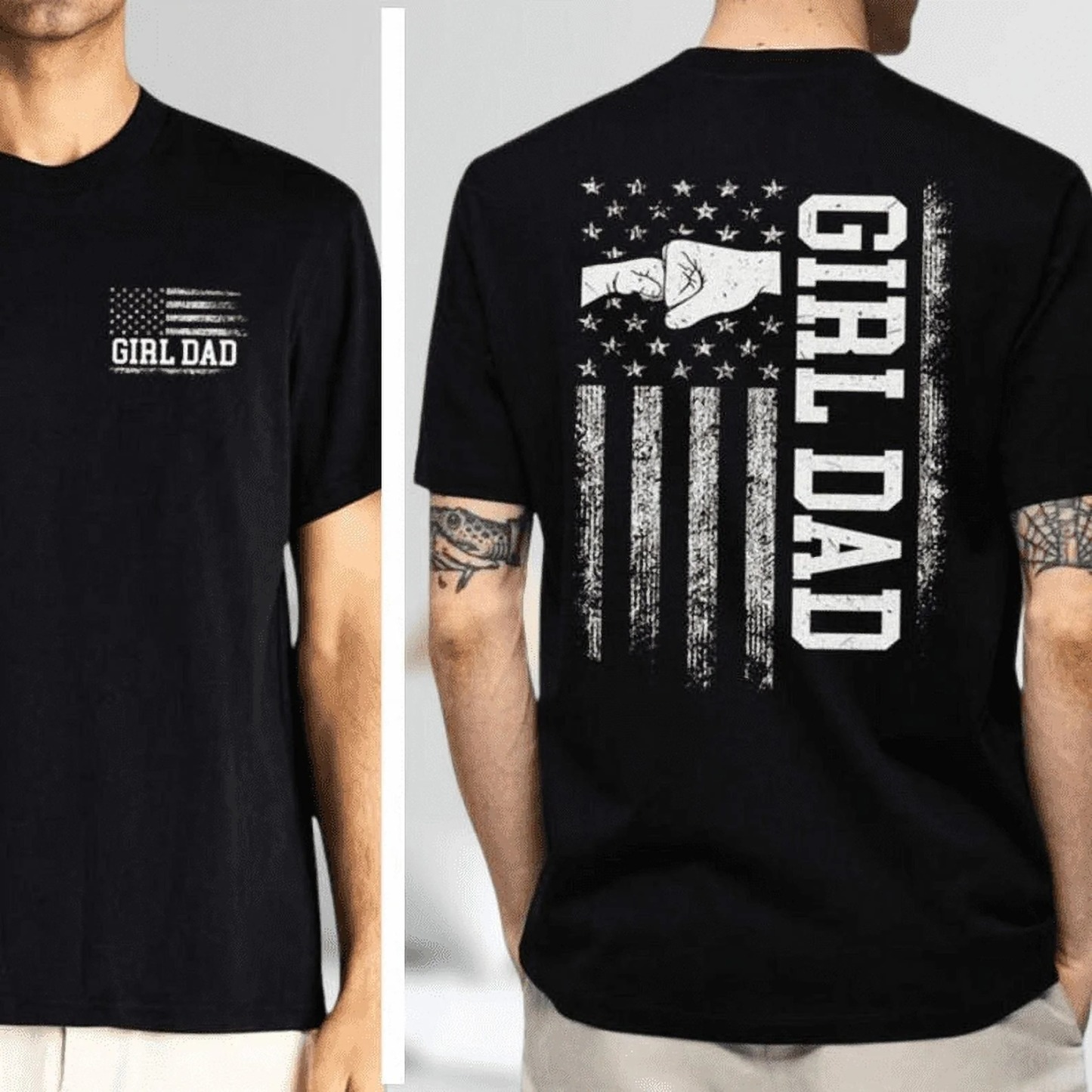 Girl Dad Fist Bump T-Shirt