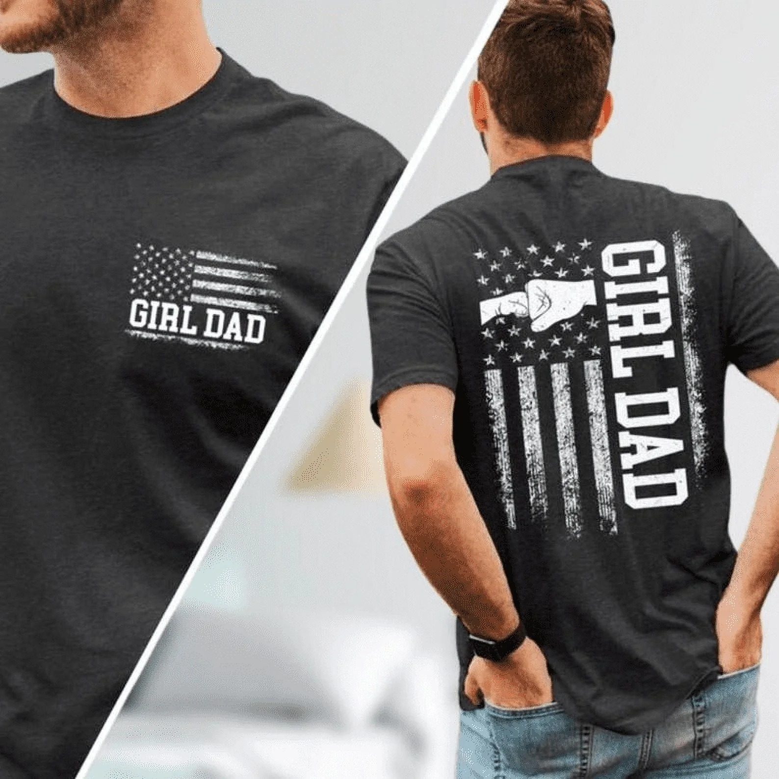 Girl Dad Fist Bump T-Shirt