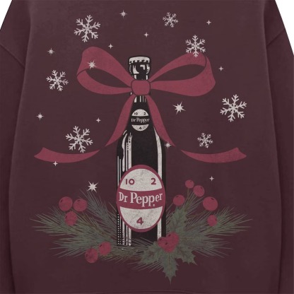 Dr Pepper Bow Graphic Sweatshirt
