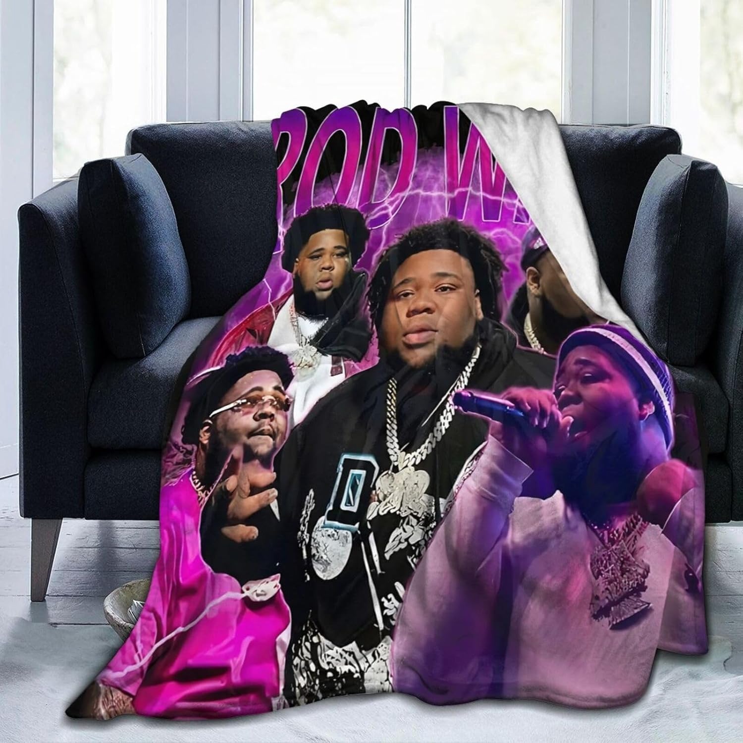 American Rod Rapper Wave Flannel Blankets 