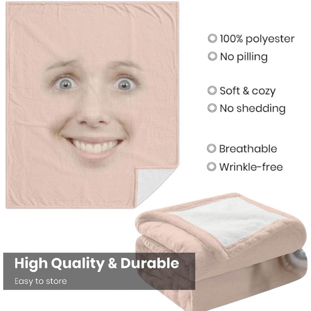Custom Facial Features Blanket