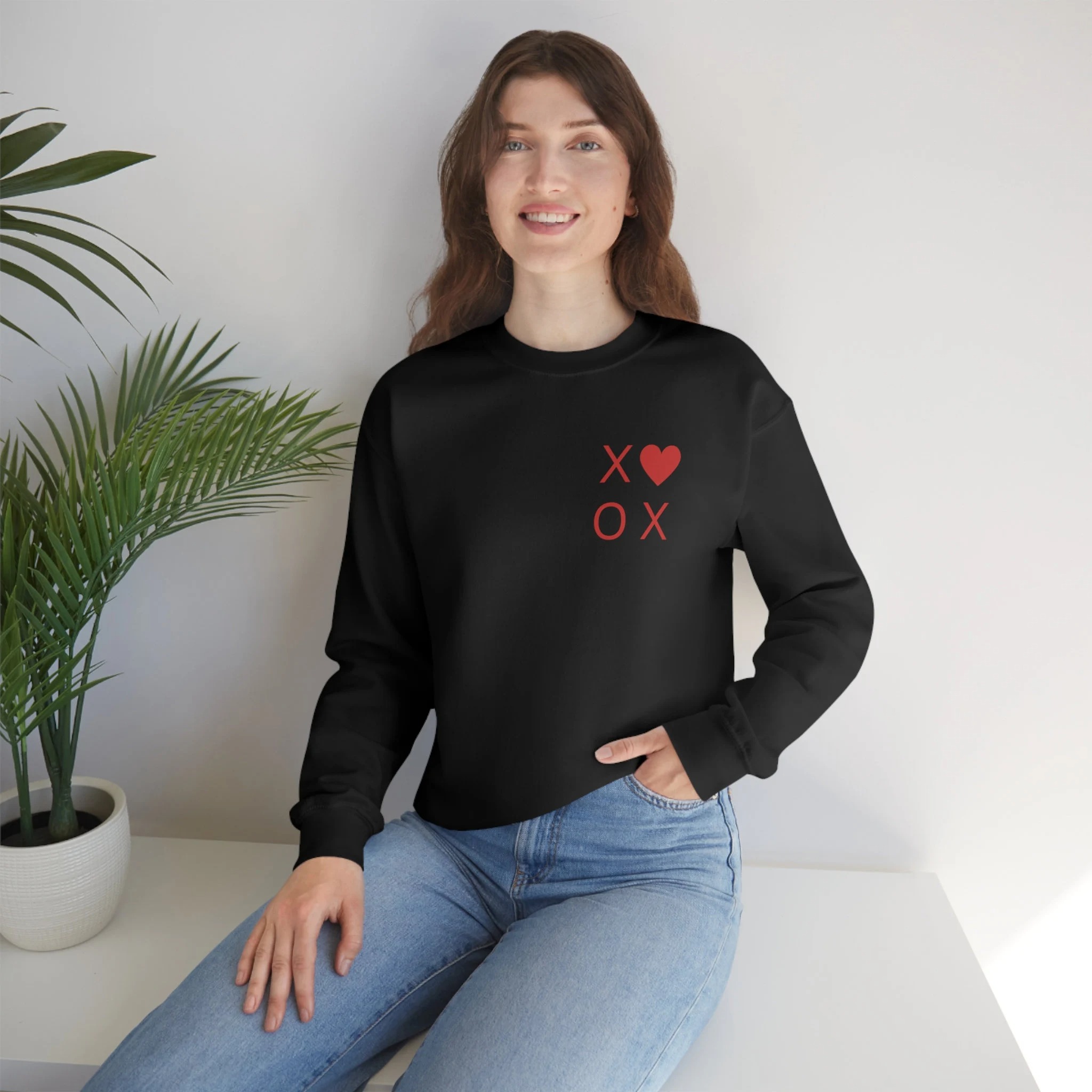 XO Heart Valentine's Day Sweatshirt