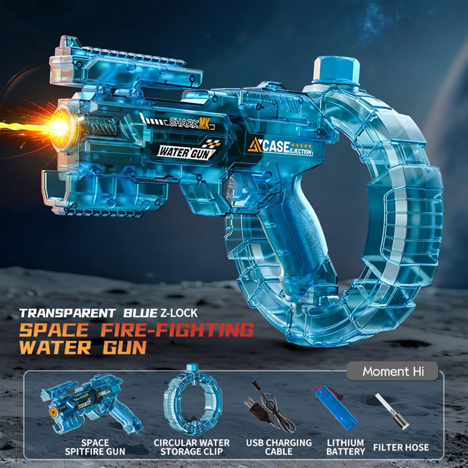 Mechanical Transforming Electric Water Gun