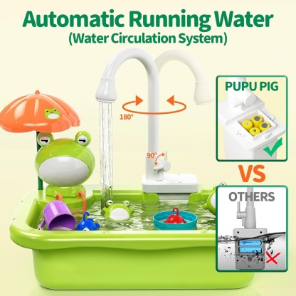 Electric Frog Bath Toy – Automatic Floating Water Spray Fountain for Toddlers, Fun Baby Bathtub Toy