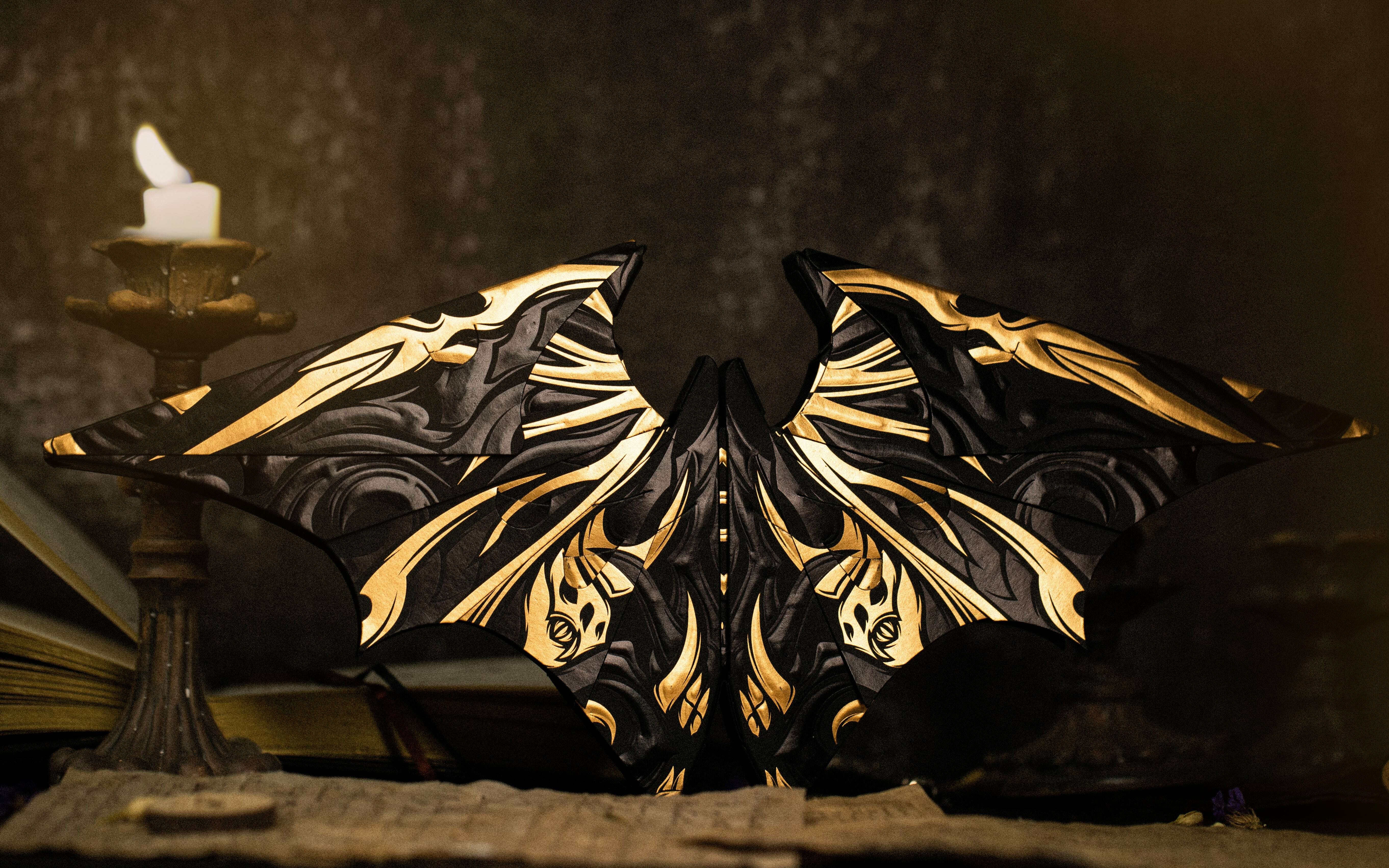 Demon Gigantic Playing Cards – Luxury Gothic Collector Deck 🦇♠️