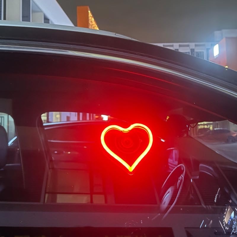Love Heart Shape Neon LED Window Light