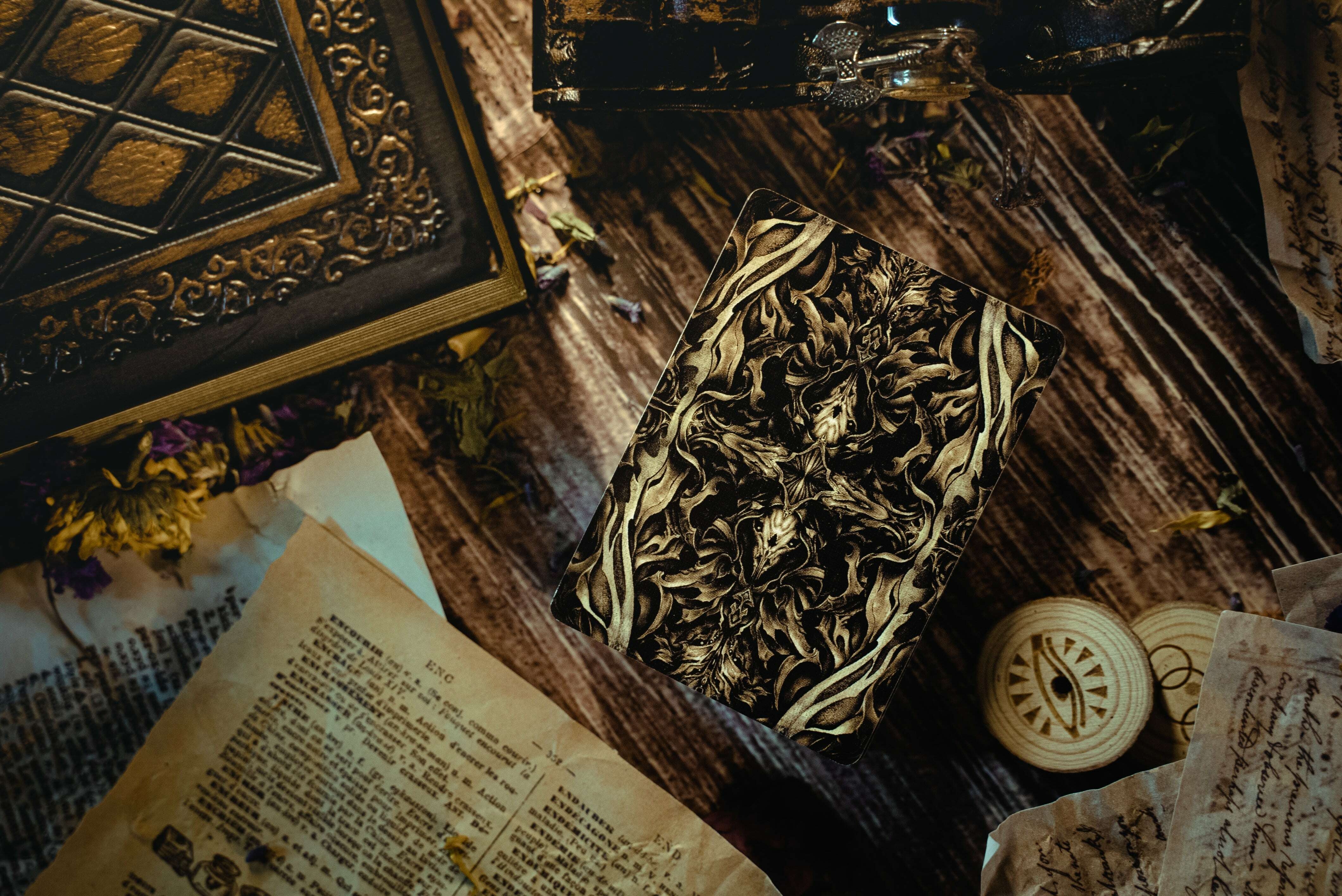 Demon Gigantic Playing Cards – Luxury Gothic Collector Deck 🦇♠️