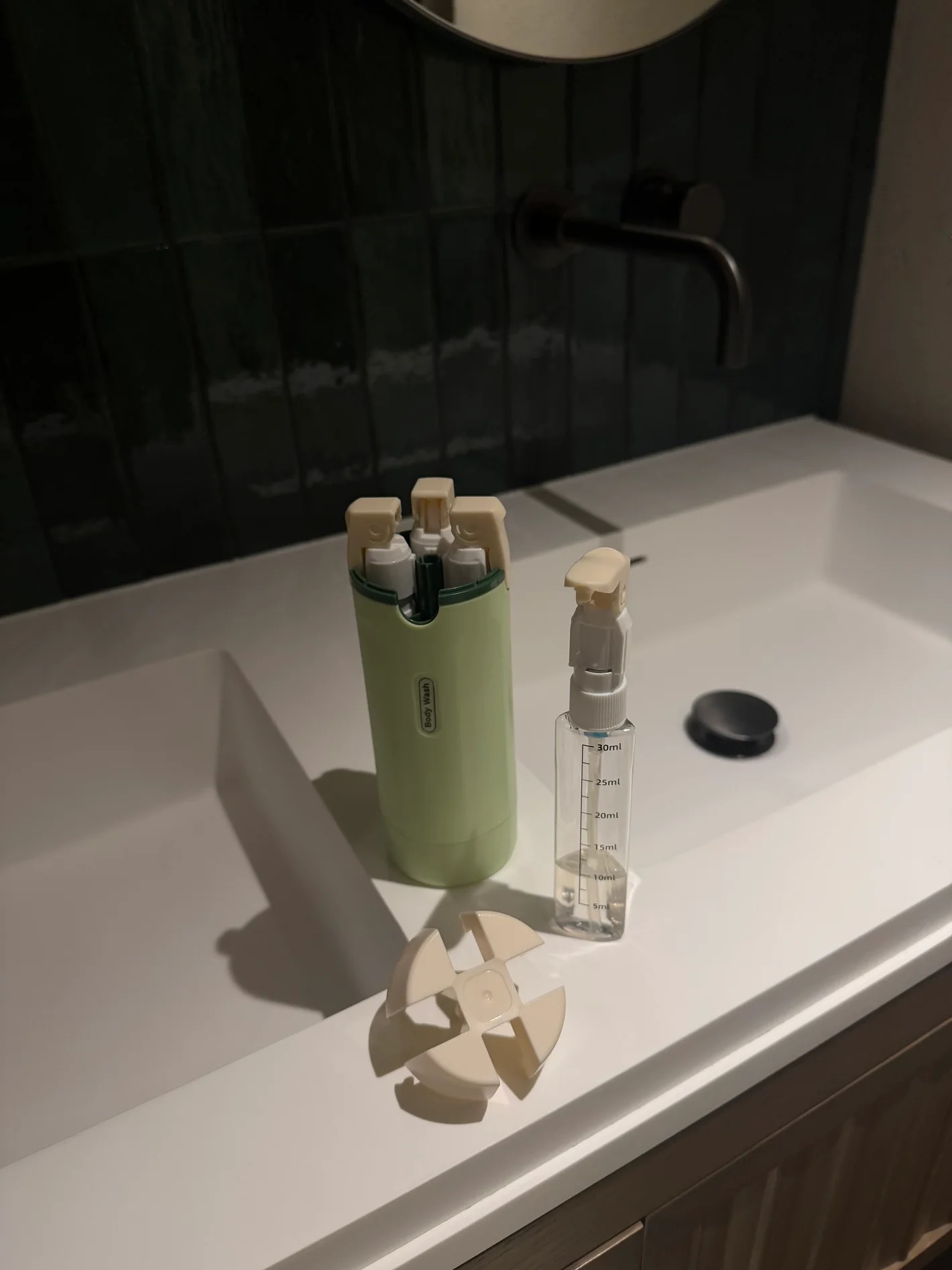 4-in-1 Travel Toiletry Dispenser Bottle