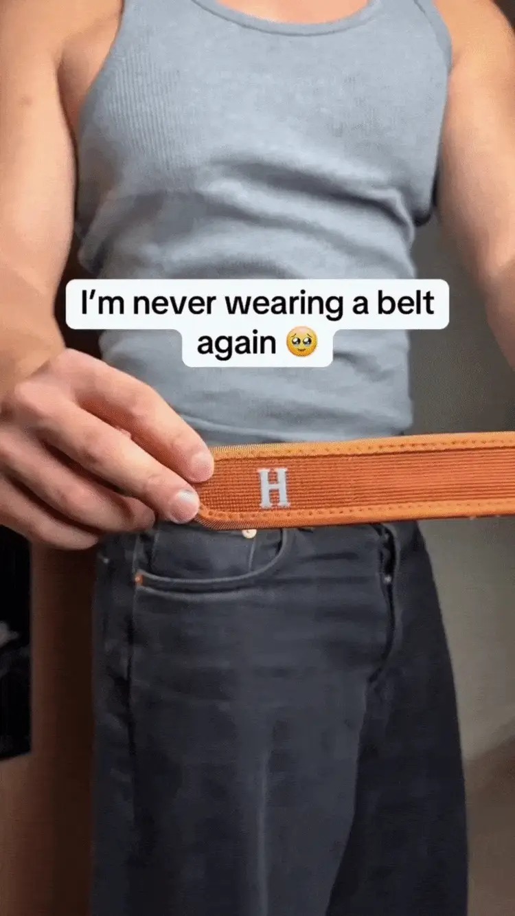 No-Buckle Belt – Clean Look, All-Day Comfort